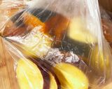 かぼちゃとさつまいものデリ風サラダ作り方1写真