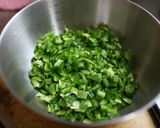 豚ひき肉とピーマンのふりかけ、スプーンで作り方2写真