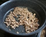 豚ひき肉とピーマンのふりかけ、スプーンで作り方3写真