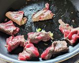 手軽に作れる!牛モモ肉の長ネギ旨タレ焼き作り方4写真