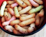 おやつの時間に!茶漬けあられ作り方1写真