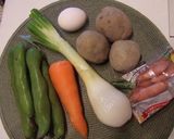 新たまねぎとそら豆の♪ポテトサラダ♪作り方1写真