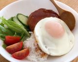 お手軽絶品ソースで☆ロコモコ丼作り方5写真