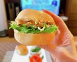 ケンタのチキンフィレバーガー風♪サラダ作り方10写真