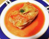 ロールキャベツのトマトスープで雑炊作り方1写真