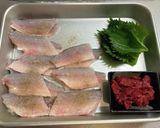 カマスの梅しそ巻き＆チーズしそ巻き作り方5写真
