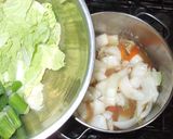豚肉白菜のにんにく味噌鍋♪簡単体の潤いに作り方8写真