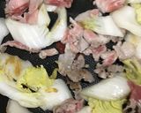 ビールのつまみ/焼き白菜と豚肉/簡単作り方3写真