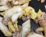 ビールのつまみ/焼き白菜と豚肉/簡単作り方4写真