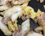 ビールのつまみ/焼き白菜と豚肉/簡単作り方4写真