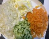 野菜たっぷりカラフルタルタルソース作り方1写真