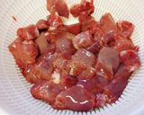 鶏肉＆レバー南蛮。作り方2写真