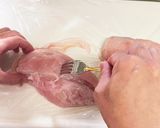簡単調理♫鶏むね肉のレンジ蒸し作り方2写真