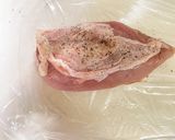 簡単調理♫鶏むね肉のレンジ蒸し作り方3写真