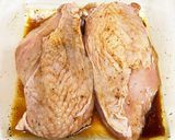 簡単調理♫鶏むね肉のレンジ蒸し作り方4写真