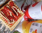 厚揚げ☆ケチャマスタード☆チーズ焼き作り方1写真