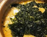 鍋の〆●韓国海苔と玉子の雑炊作り方2写真