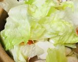 鍋の素活用●豚肉300gの白菜＆レタス鍋作り方1写真