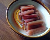 ずいきと柚子の甘酢かけ作り方4写真
