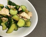 高タンパク質鶏ムネきゅうり作り方5写真