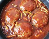 デミグラスソースで☆煮込みハンバーグ作り方6写真
