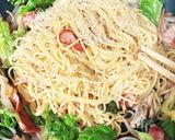 生姜醤油のベーコンサラダパスタ作り方8写真