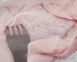 鶏肉☆ピリ辛チキンロール☆Xmas☆弁当作り方1写真