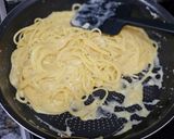 【ワンパン】脂質控えめ生ハムカルボナーラ作り方8写真