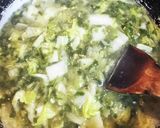 白菜の葱生姜餡掛けご飯作り方3写真