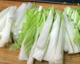 白菜と豚ミンチのあんかけ作り方1写真