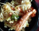 土鍋でウインナーともやし乗っけご飯炊き作り方7写真