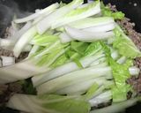 白菜と豚ミンチのあんかけ作り方5写真