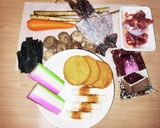 変わり種　小豆入りの料亭お雑煮作り方1写真