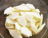 計量スプーンで超簡単♪りんごの天板ケーキ作り方1写真