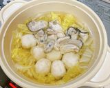 牡蠣とすり身だんごの柚子みぞれ鍋作り方6写真