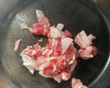 昆布と豚肉の炒め物作り方2写真