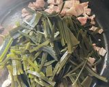 昆布と豚肉の炒め物作り方3写真