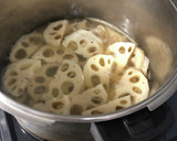 イカと蓮根の煮物作り方1写真