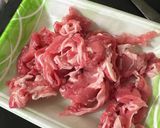 豚コマと野菜のオリーブオイル塩炒め作り方2写真