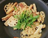 5分☆れんこんと竹輪炒め☆カリカリ☆弁当作り方4写真
