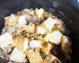 鍋キューブでサバ缶と厚揚げの炊き込みご飯作り方5写真