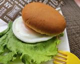 レンチンで！リメイクてりたまバーガー！作り方4写真