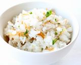カレーの時に【炙りチーズ&温玉ごはん】作り方2写真