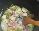 ピーマン入り野菜とチキンのカレー作り方3写真
