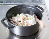 簡単【ザワークラウトとベーコンの煮込み】作り方3写真