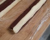 板チョコ2枚で♡しっとり市松模様クッキー作り方6写真