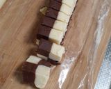 板チョコ2枚で♡しっとり市松模様クッキー作り方7写真
