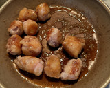 味付けは焼肉のタレで◎うずらの卵の肉巻き作り方5写真