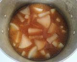 簡単✿朝食 鶏ガラスープで✿大根の味噌汁作り方4写真