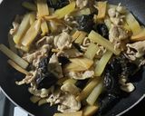 ヤーコン豚肉メンマ木耳のオイスター炒め作り方7写真